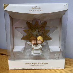 Hallmark MARY'S ANGELS 7.5" Tree Topper Silent Night Star Christmas 2006